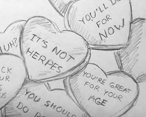 Awkward Conversation Hearts